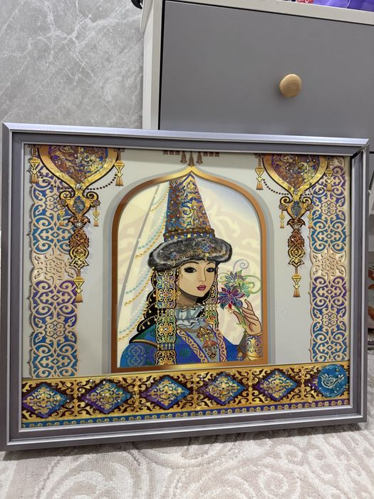 Картина  «Казахская красавица»