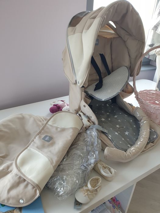 Количка Cam Minu Ted 3 в 1 + бебешко корито