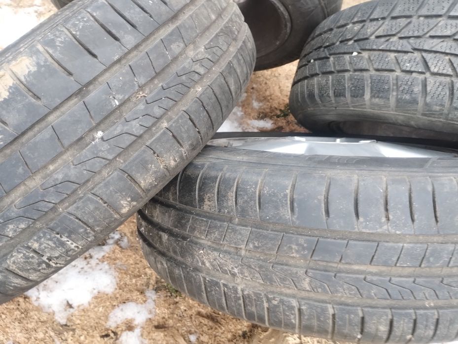 Vand urgent jenti Renault aluminiu cauciuc iarna Hankok jenți tabla