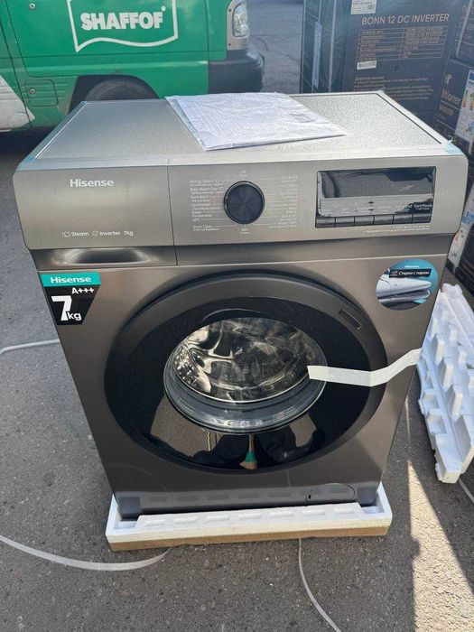 Стиральная машина Hisense 7 кг Inverter Steam WFQP7012VMT