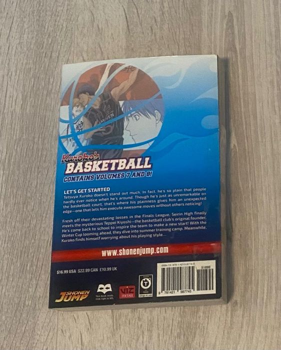 Манга Kuroko no Basketball 7&8