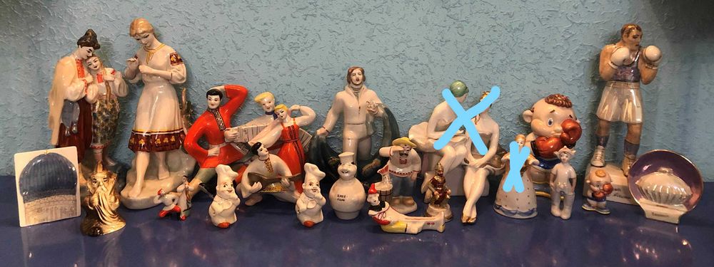 Статуэтки Фарфор