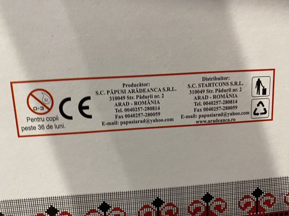 Papusa Aradeanca port traditional Romania 2014 noua in cutie sigilata