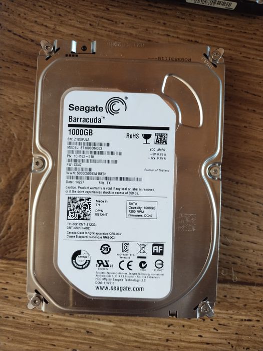 Жёсткий диск б/у  разного объёма