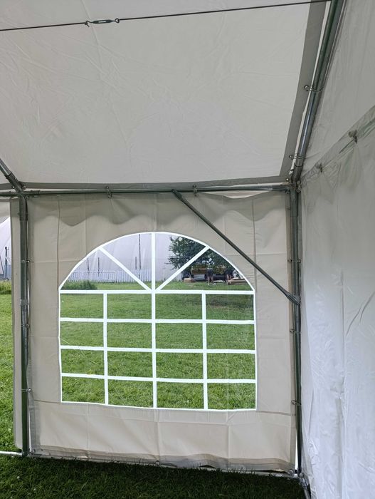 Тента Шатра 3X8 м - дебели 50мм тръби, водоустойчив PVC 550 гр/м2