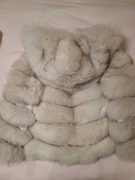 Палто от естествена кожа -лисица