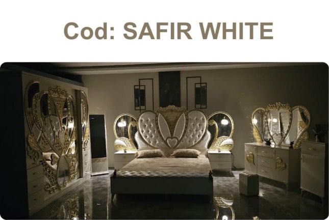 Mobilă de lux DIVA safir white/gold