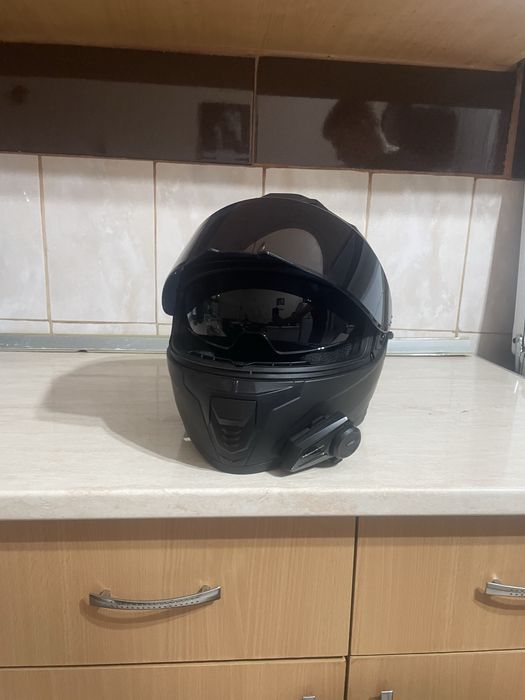 Casca moto negru mat