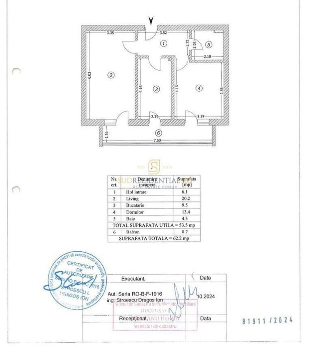 De inchiriat 2 camere, The Grand Kristal, mobilat si utilat | Sector 4