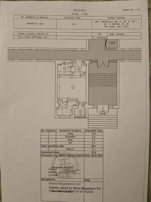 Vând Garsonieră Rezident Militari