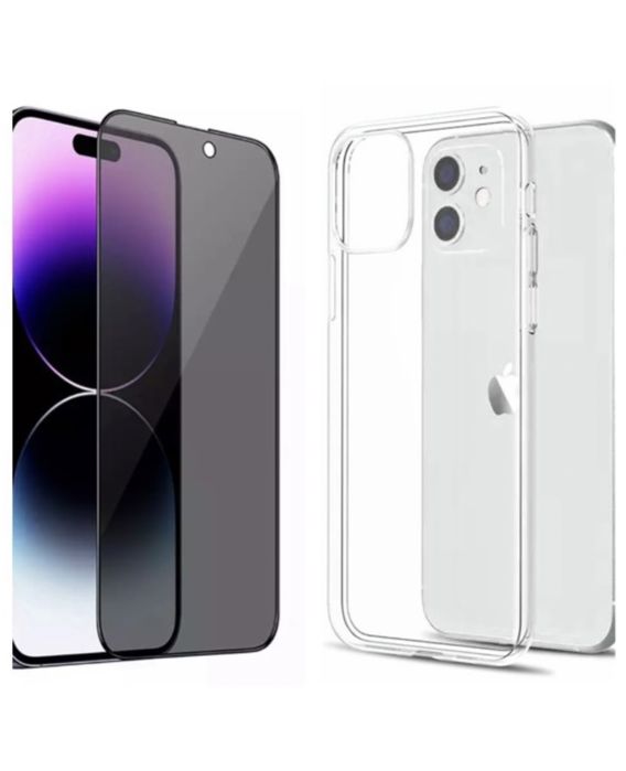 Iphone 14/15/16E/PRO/MAX/PLUS Husa TPU Case 0.2MM + Folie Sticla Safe