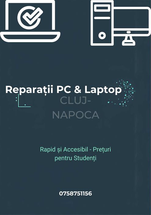 Reparații PC & Laptop – rapid și accesibil (prețuri pentru studenți)