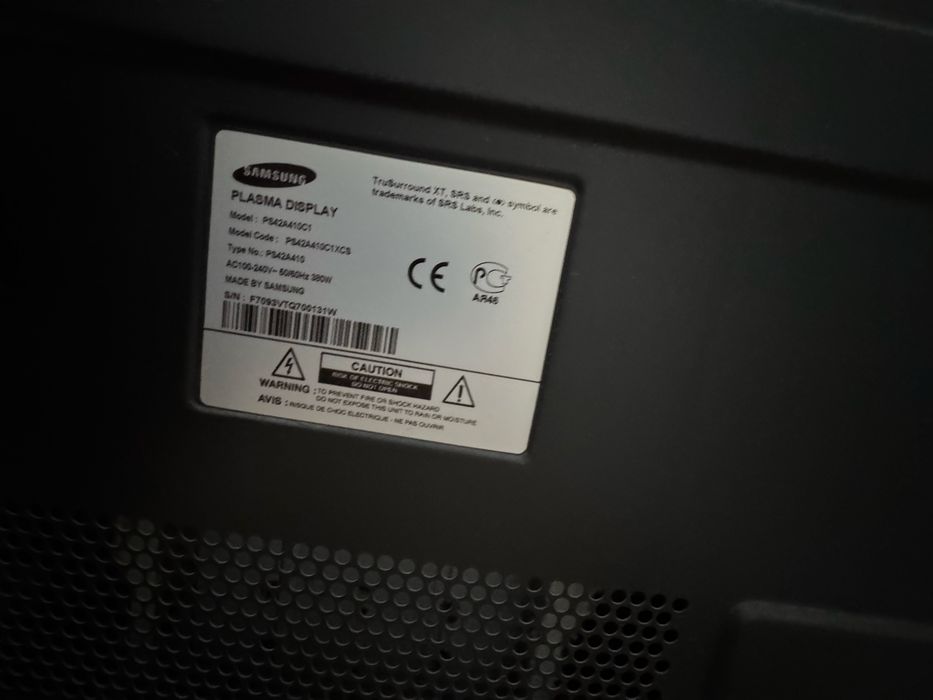 Телевизор Samsung Plasma Display PS42A410