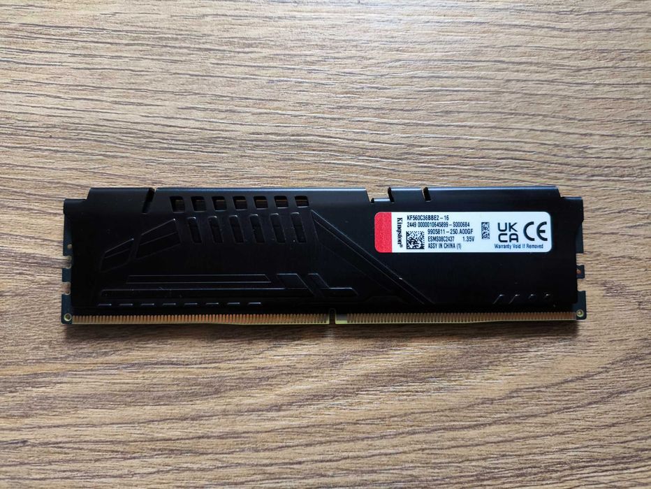 Ram kingston fury beast ddr5 16gb 6000 cl36 hynix/samsung