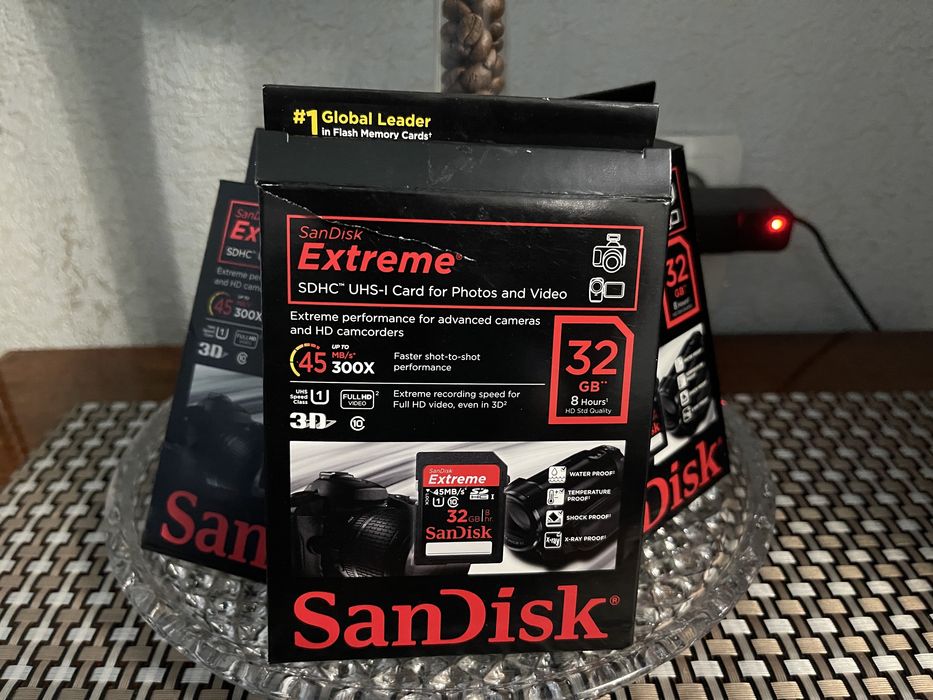 Карта памяти SanDisk 32 GB 45 скорость