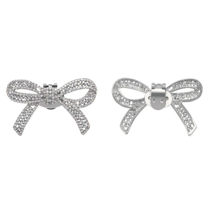 Set 2x accesorii pantofi Skylaze, brosa cristale, clips, 6x4.5 cm