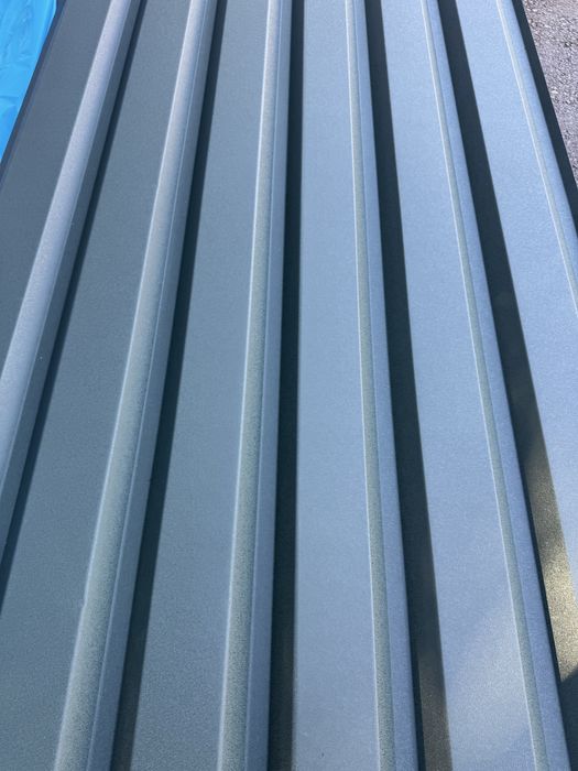 Tabla cutata gard/ acoperis verde mat