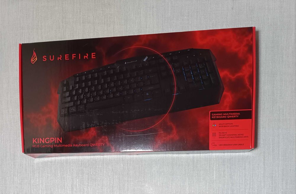 Геймърска клавиатура SureFire KingPin, RGB