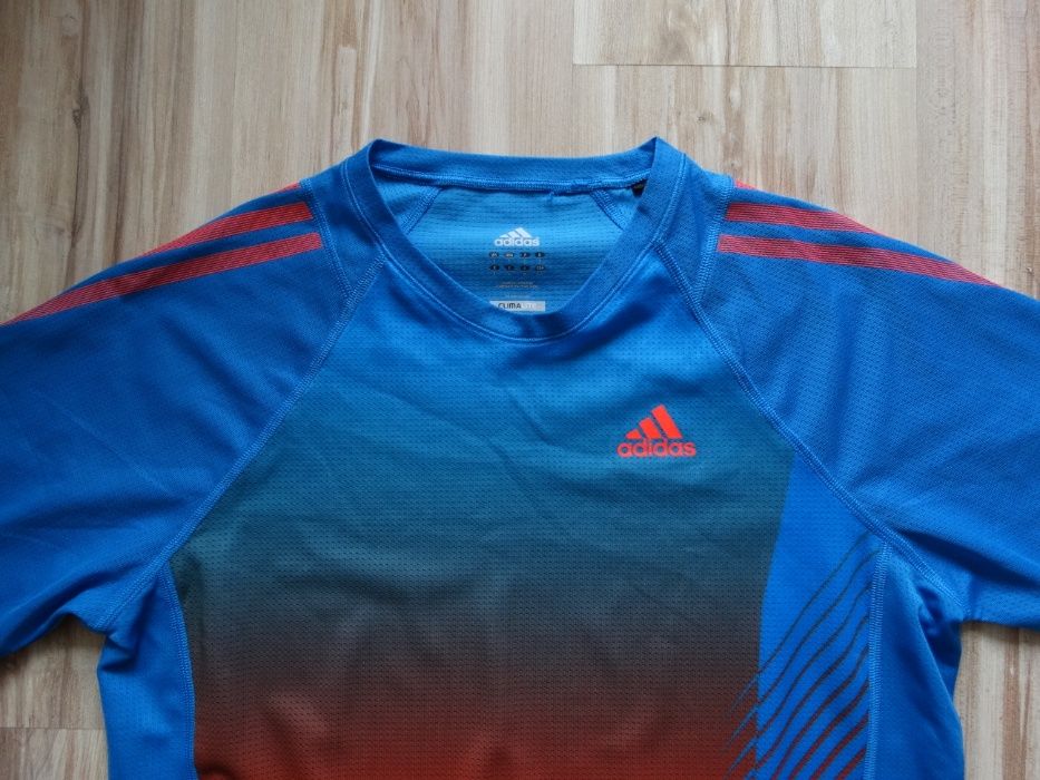 Адидас Adidas Adizero мъжка синя тениска размер S