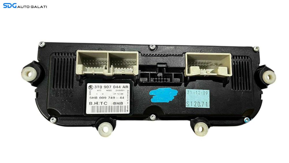 Panou Modul Unitate Comanda AC Aer Conditionat Clima Climatronic Dublu Dual Zone Skoda Octavia 2 2008 - 2013 Cod 3T0907044AR [LC0656]