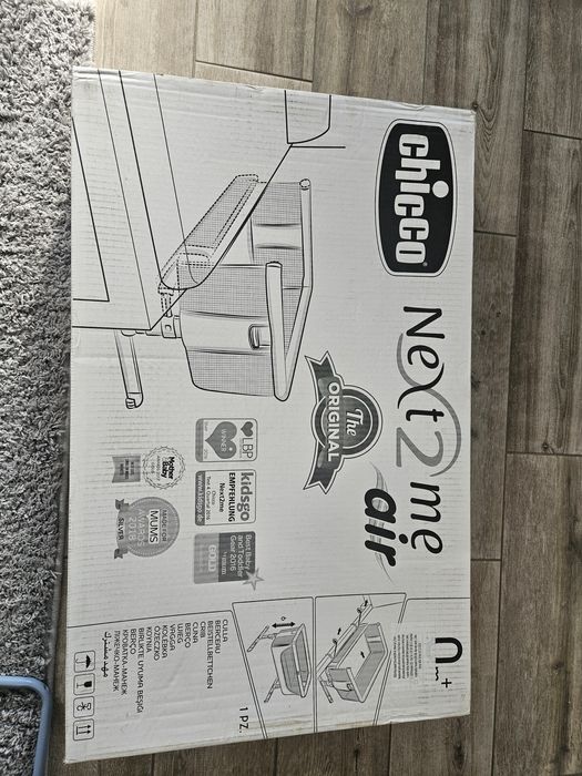 Patut Chicco Next 2 Me Air, India Ink, 0+ luni