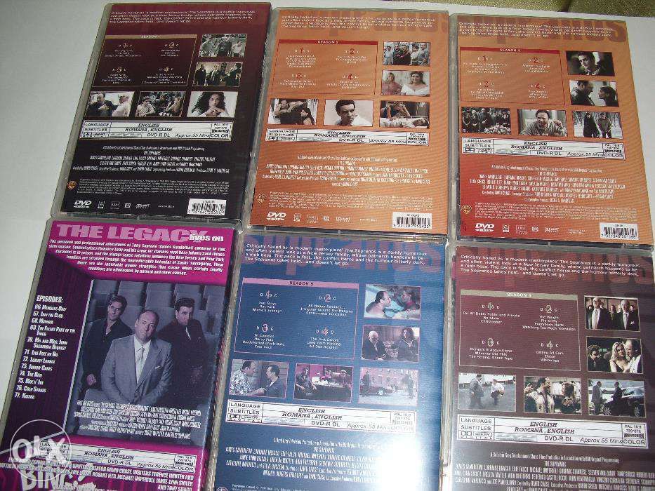 The Sopranos 1999–2007 Clanul Soprano 6 Sezoane DVD