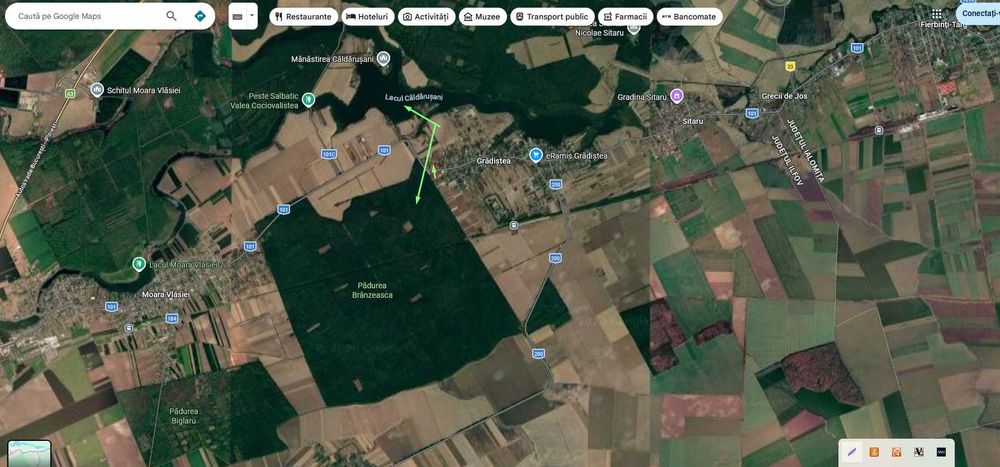 Teren intravilan 700 mp Gradistea