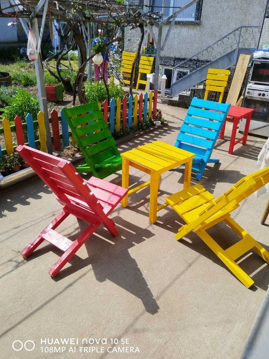 Изработка на Дървени столове за вашата градина