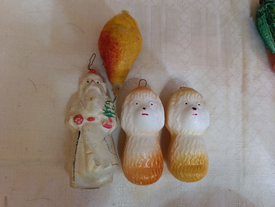 Ёлочные игрушки СССР ( стекло )