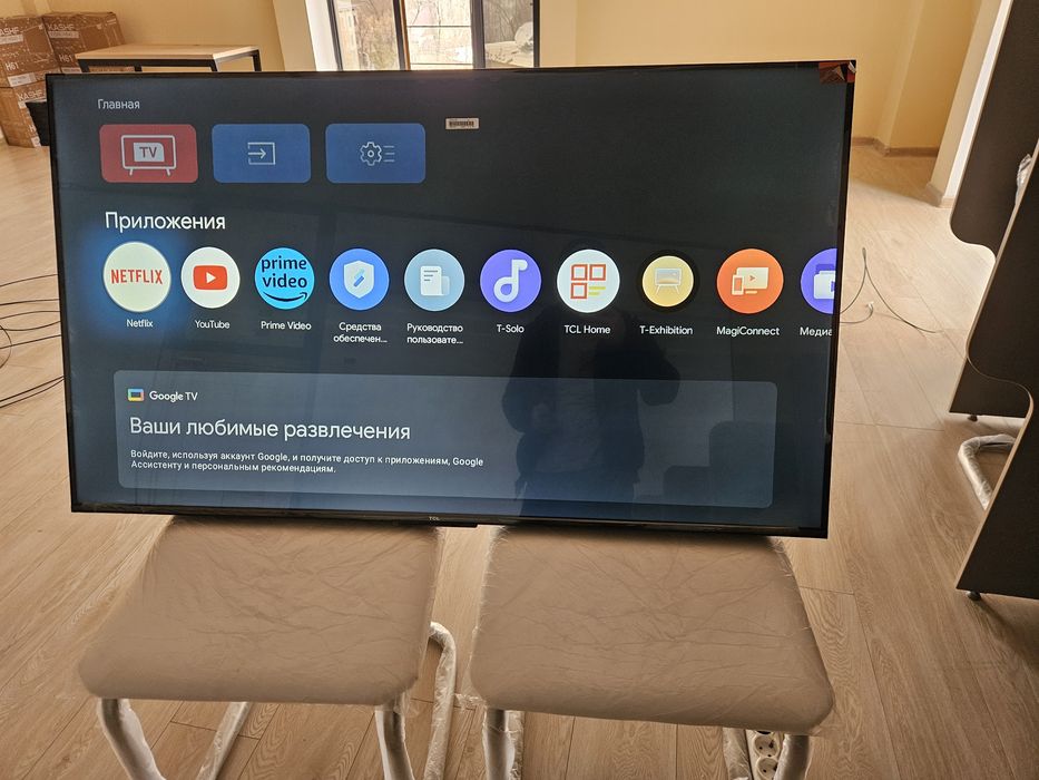 Televizor TCL 4K HDR 50/ 55 / 65 |  Телевизор ТСЛ 4K 2 ta pult / Телев