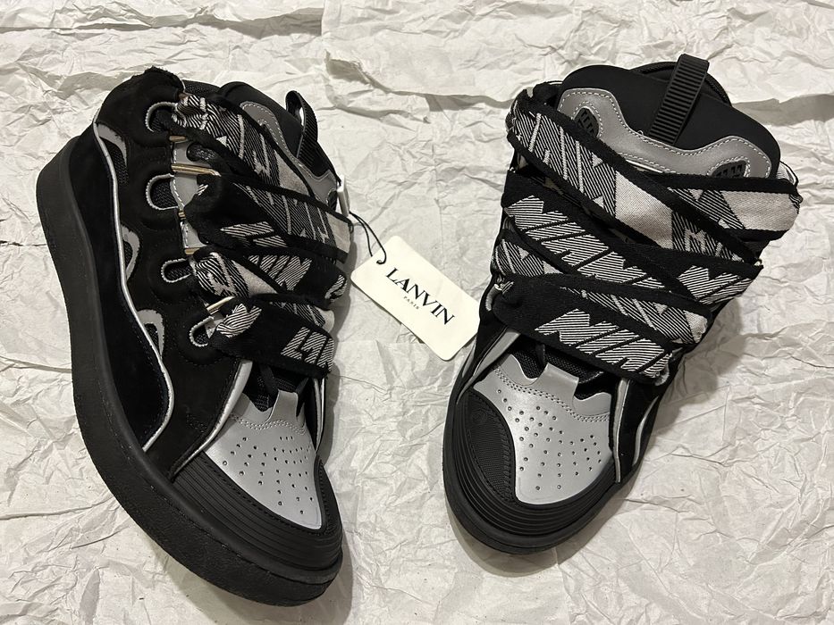 Adidasi Lanvin Curb Reflective Black