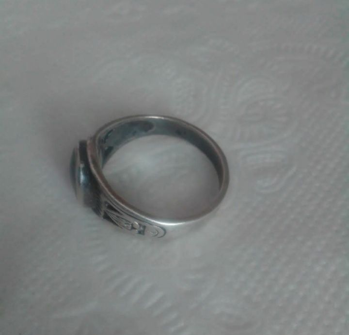 Мужское кольцо серебро 925