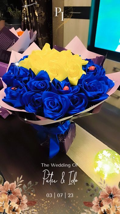 Vând Buchete de flori eterne de saten în Deva