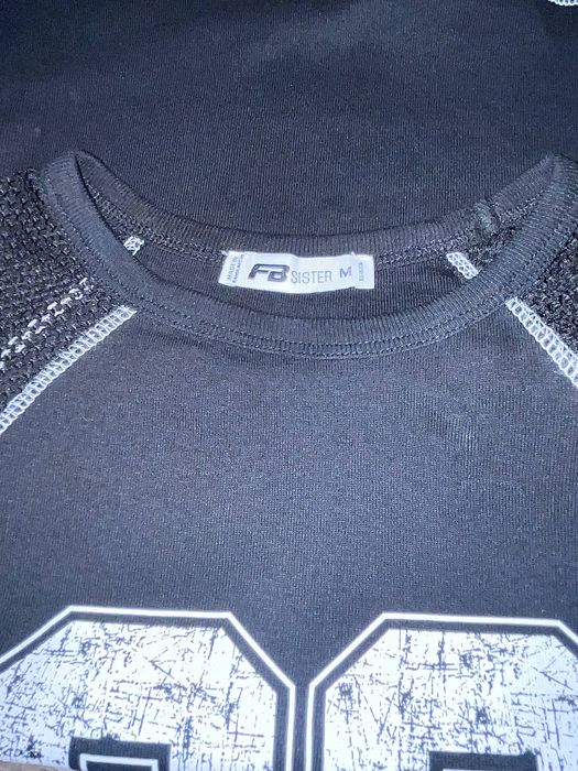 Женский черный лонгслив