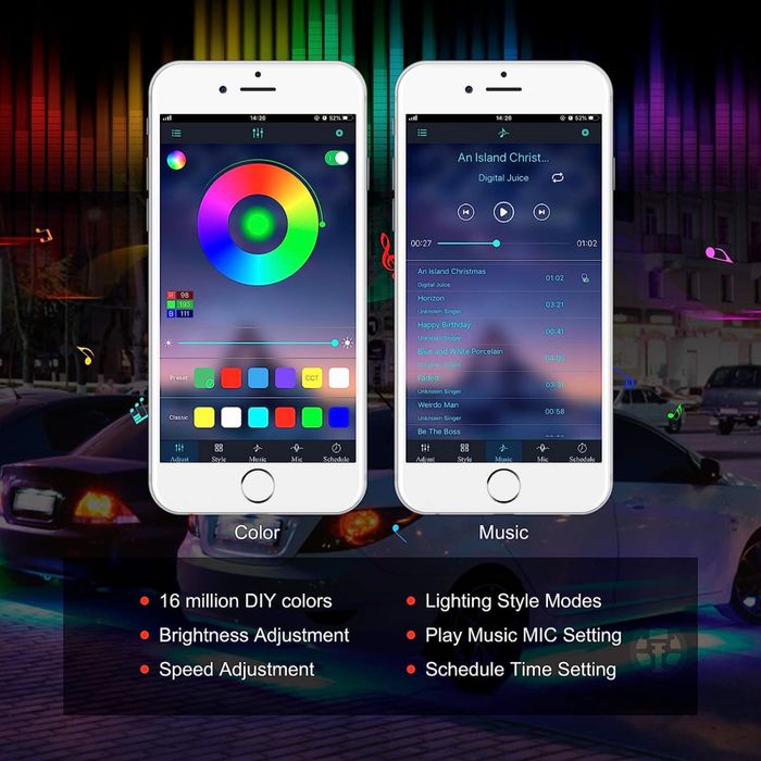 Подсветка днища в супер качество