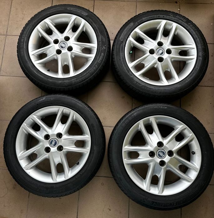 Vând Set Jante Aliaj FIAT R15 + Anvelope Kormoran 185/55 R15 - Stare Foarte Buna