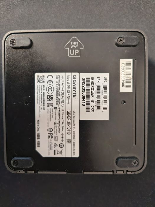 Mini PC Gigabyte Brix BRi3H-10110 i3-10110U 8GB  DDR4 256GB NVme