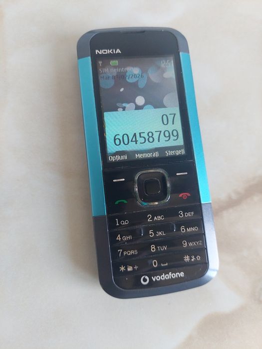 Vând Nokia 5000 pe Vodafone + încărcător [Made in România] /poze reale