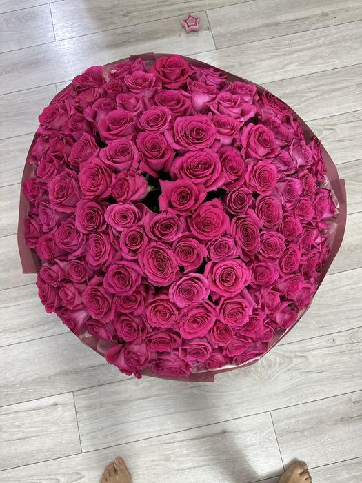 Букет цветов из 101 розы