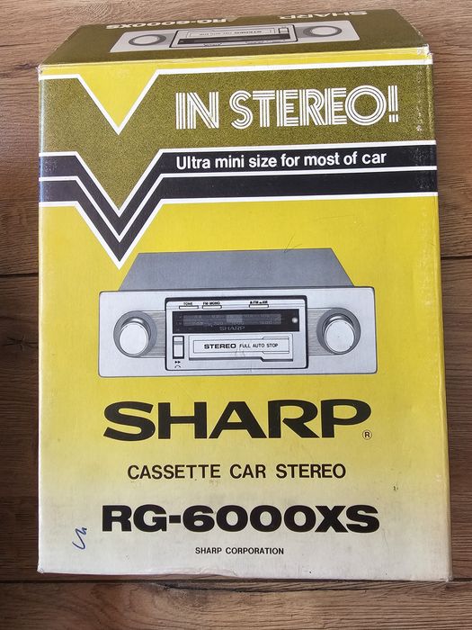 Ретро касетофон Sharp RX-6000XS