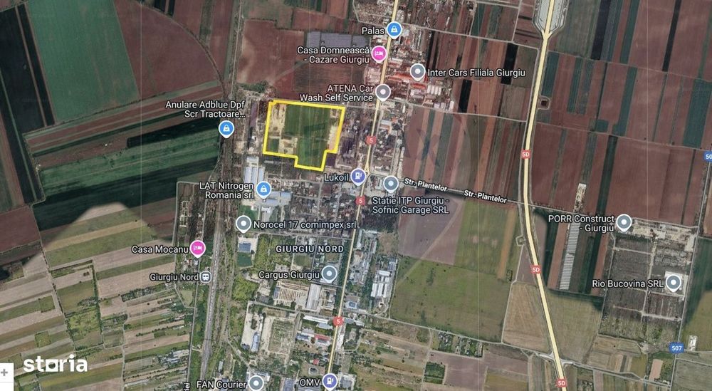 Teren cu PUZ aprobat – Destinație logistică, industrială și servicii