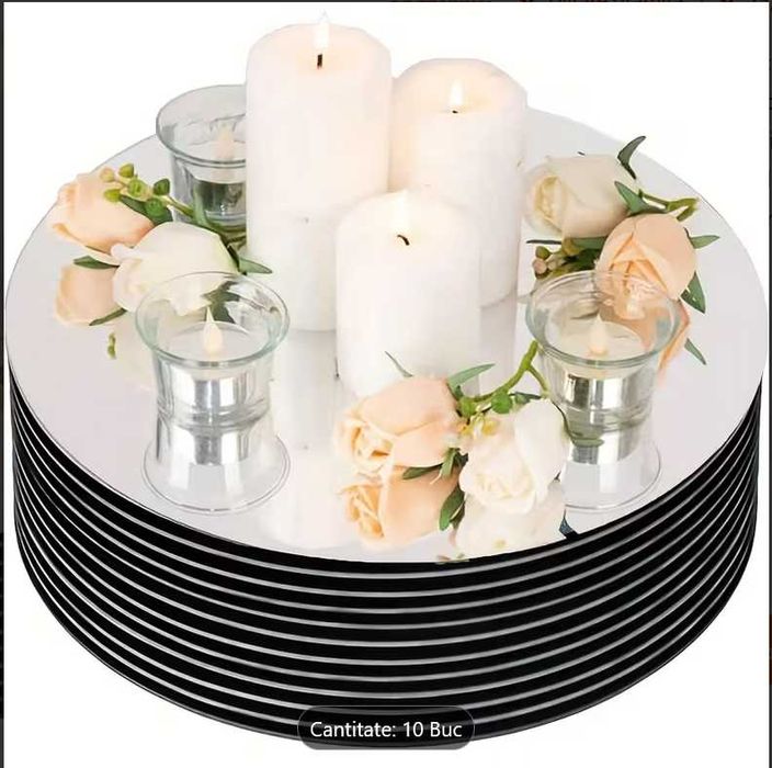 Oglinzi Acrilice 30 cm pentru Nuntă, Petreceri & Decor Autocolante!