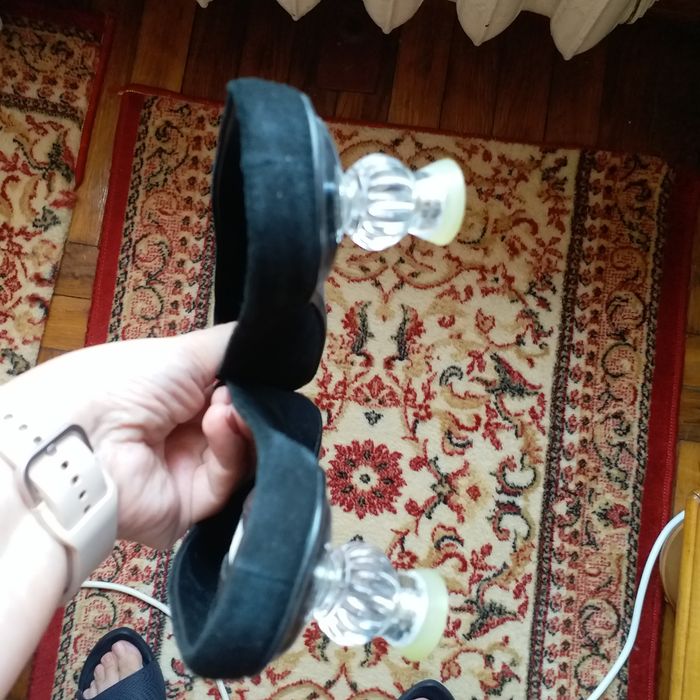 Papuci Mango negri 36