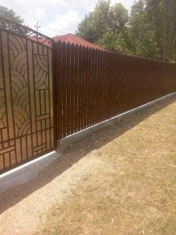 Garduri din panou stil jaluzele, sipca metalica, tabla si alte modele