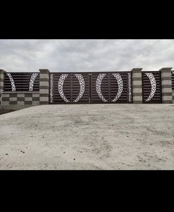 Porți din tablă decupată