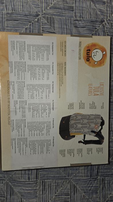 Ергономична раница Tula Standart 7-20 kg