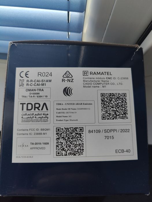 Часовник CASIO  Edifice  ECB-40P-1AEF