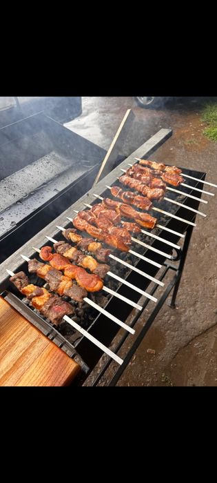 Мангалы с шампурами