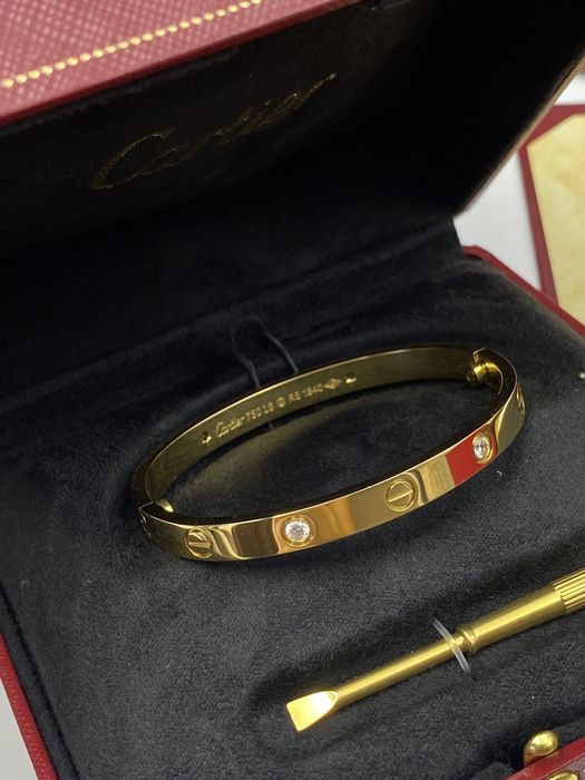 Brățară Cartier 16 Gold 750 Diamond