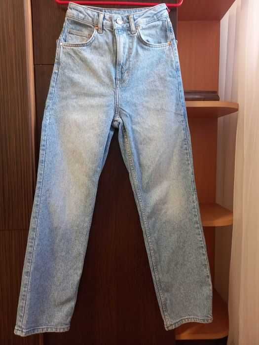 Blugi talie inalta drepti, marime S